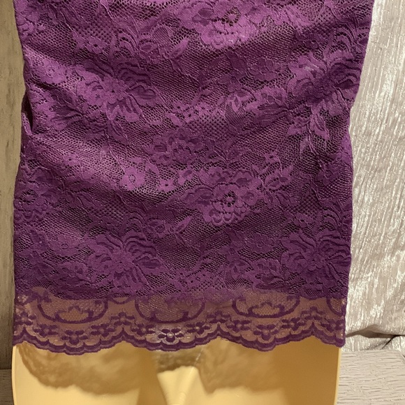 Rue21 Top Blouse Purple Lace M🌀 - Picture 11 of 14